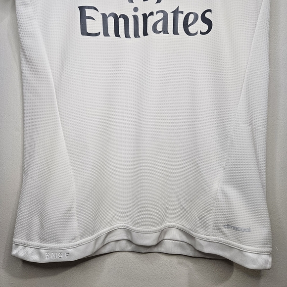Adidas Real Madrid 2015/16 Home Jersey White Fly Emirates Soccer Futbol TShirt M - Picture 5 of 16